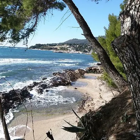 Διαμέρισμα *** Beau T2 De 50 M2, Grande Terrasse Vue Mer, A 500m De La Plage Carqueiranne